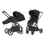 Carrello Alfa 2024 sportovní kočárek, Kolor materiału: Midnight Black, 2 zdjęcie