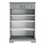 Bellamy Ines vysoká komoda dvoudveřová Neutral Gray, Kolor: Neutral Gray, 4 zdjęcie