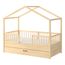 Bellamy Dream Nest postel domeček 80x160 se zábranami Pine, Rozmiar: 160x80, Kolor: Pine, 7 zdjęcie