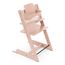 Stokke jídelní židlička Tripp Trapp se sadou pro miminka Baby Set 2 Serene Pink, Rodzaj: krzesełko + Baby Set 2, Kolor ramy: Drewno bukowe, Kolor: Serene Pink - ekspozycja