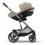Cybex Balios S Lux 2.0 kombinovaný kočárek 2v1, Rodzaj wózka: głęboko-spacerowy, Kolor materiału: Almond Beige, 21 zdjęcie
