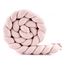 Waldin Cotton Braided Cot Bumper 210 cm Rose, Kolor: Rose, image 
