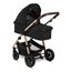 Lionelo Amber 3w1 - wózek wielofunkcyjny z fotelikiem, Rodzaj wózka: zestaw 3w1, Kolor materiału: Black Onyx, 5 zdjęcie