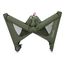 Lionelo Jasmin łóżeczko Easy Fold Green Olive, Kolor: Green Olive, 10 zdjęcie