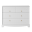 Bellamy Royal komoda se 4 zásuvkami Timeless White, Kolor: Timeless White