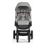 Cybex Eos Lux - kombinovaný kočárek 2v1 s výměnnou korbou, Kolor materiału: Stone Grey, 6 zdjęcie