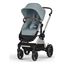 Cybex Eos Lux - kombinovaný kočárek 2v1 s výměnnou korbou, Kolor materiału: Stormy Blue, 5 zdjęcie