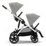 Cybex Gazelle S sportovní sedačka pro druhé dítě, Kolor materiału: Stone Grey, 7 zdjęcie
