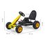 Milly Mally šlapací motokára Viper Yellow, Kolor: Yellow, 8 zdjęcie