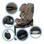 Maxi-Cosi Emerald 360 Pro multiskupinová autosedačka (40–150 cm | 0–36 kg | 0–12 let), Kolor: Authentic Truffle, 6 zdjęcie
