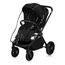 Lionelo Mika Plus 3w1 - wózek 3w1 z fotelikiem, Rodzaj wózka: zestaw 3w1 z fotelikiem, Kolor materiału: Black Onyx, 7 zdjęcie
