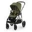 Cybex Gazelle S - sportovní kočárek s možností korby a druhého sedadla, Rodzaj wózka: spacerowy, Kolor materiału: Moss Green, Kolor ramy: Taupe, 7 zdjęcie
