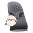 BabyBjorn Bliss Woven Baby Bouncer Anthracite + Googly Eyes Toy, Rodzaj: Woven, Kolor: Antracyt, image 