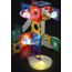 Cleverclixx magnetická stavebnice Ball Run Dazzling Lights Pack Intense 100 ks