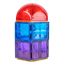 Cleverclixx magnetická stavebnice Curved Dome Pack Intense 47 ks, 8 zdjęcie