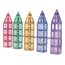 Cleverclixx magnetická stavebnice Mega Creative Pack Pastel 210 ks, 7 zdjęcie