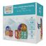 Cleverclixx magnetická stavebnice Small Curved Pack Pastel 34 ks