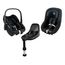 Maxi-Cosi Pebble S a Pearl S s bází FamilyFix S - sada S-line (40 - 105 cm | 0 - 18 kg | 0 - 4 roky), Baza: Pearl S + FamilyFix S, Kolor: Tonal Black