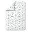 Waldin Bamboo Children's Blanket 120x90 cm Police White, Rozmiar: 120x90, Kolor: White, image 