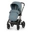 Cybex Talos S Lux 3 - sportovní kočárek, Rodzaj wózka: spacerowy, Kolor materiału: Stormy Blue