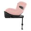 Cybex Sirona Ti - otočná autosedačka pro batolata (40 - 105 cm | 0 - 19 kg | 0 - 4 roky), Kolor: Plus Peach Pink, 7 zdjęcie