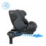 Maxi-Cosi Pearl XL Slide Pro - autosedacka pro deti (61–150 cm | 9–36 kg | 3 mesice–12 let), Baza: bez bazy, Kolor: Authentic Graphite, 6 zdjęcie