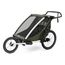 Thule Chariot Lite 2 - cyklovozík pro dvě děti, Rodzaj wózka: dla dwójki dzieci, Kolor materiału: Vintage Green, 5 zdjęcie