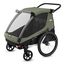 Thule Courier přívěsný vozík za kolo pro jedno nebo dvě děti s možností nákladního přívěsu, Kolor materiału: Vintage Green, 2 zdjęcie