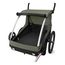 Thule Courier přívěsný vozík za kolo pro jedno nebo dvě děti s možností nákladního přívěsu, Kolor materiału: Vintage Green, 6 zdjęcie
