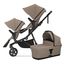 Thule Sleek 2 kočárek rok po roce, Rodzaj wózka: rok po roku, Kolor materiału: Tinted Taupe, Kolor ramy: Black