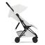 Cybex Coya Style — kompaktní sportovní kočárek do letadla, Rodzaj wózka: spacerowy, Kolekcja: Style, Kolor materiału: Off white, Kolor ramy: Black, 5 zdjęcie