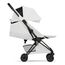 Cybex Coya Style — kompaktní sportovní kočárek do letadla, Rodzaj wózka: spacerowy, Kolekcja: Style, Kolor materiału: Off white, Kolor ramy: Black, 6 zdjęcie