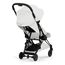 Cybex Coya Style — kompaktní sportovní kočárek do letadla, Rodzaj wózka: spacerowy, Kolekcja: Style, Kolor materiału: Off white, Kolor ramy: Black, 7 zdjęcie
