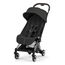 Cybex Coya Style — kompaktní sportovní kočárek do letadla, Rodzaj wózka: spacerowy, Kolekcja: Style, Kolor materiału: Sepia Black, Kolor ramy: Silver