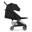 Cybex Coya Style — kompaktní sportovní kočárek do letadla, Rodzaj wózka: spacerowy, Kolekcja: Style, Kolor materiału: Sepia Black, Kolor ramy: Silver, 6 zdjęcie