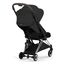 Cybex Coya Style — kompaktní sportovní kočárek do letadla, Rodzaj wózka: spacerowy, Kolekcja: Style, Kolor materiału: Sepia Black, Kolor ramy: Silver, 7 zdjęcie