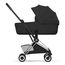Cybex Coya Style — kompaktní sportovní kočárek do letadla, Rodzaj wózka: spacerowy, Kolekcja: Style, Kolor materiału: Sepia Black, Kolor ramy: Silver, 10 zdjęcie