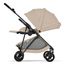 Cybex Melio Carbon Lightweight Carbon Fibre Pushchair, Rodzaj: spacerowy, Kolor: Almond Beige, image , 10 image