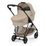 Cybex Melio Carbon — kočárek 2v1 hluboký sportovní na karbonové rámu, Rodzaj wózka: głęboko-spacerowy, Kolor materiału: Almond Beige