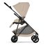 Cybex Melio Carbon — kočárek 2v1 hluboký sportovní na karbonové rámu, Rodzaj wózka: głęboko-spacerowy, Kolor materiału: Almond Beige, 12 zdjęcie