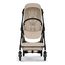 Cybex Melio Carbon — kočárek 2v1 hluboký sportovní na karbonové rámu, Rodzaj wózka: głęboko-spacerowy, Kolor materiału: Almond Beige, 14 zdjęcie