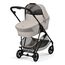 Cybex Melio Carbon — kočárek 2v1 hluboký sportovní na karbonové rámu, Rodzaj wózka: głęboko-spacerowy, Kolor materiału: Dune Grey
