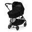Cybex Melio Carbon — kočárek 2v1 hluboký sportovní na karbonové rámu, Rodzaj wózka: głęboko-spacerowy, Kolor materiału: Magic Black