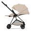 Cybex Mios 5.0 2w1 Black Cozy Beige, Rodzaj wózka: głęboko-spacerowy, Kolekcja: Comfort, Kolor materiału: Cozy Beige, Kolor ramy: Black, 8 zdjęcie