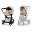 Cybex Priam 5.0 — kočárek 2v1 hluboký sportovní, Rodzaj wózka: głęboko-spacerowy, Kolekcja: Comfort, Kolor materiału: Cozy Beige, Kolor ramy: Black, 15 zdjęcie