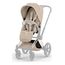 Cybex Priam 5.0/ePriam 5.0 Style potah sedačky sportovního kočárku, Kolekcja: Style, Kolor materiału: Cozy Beige