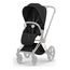 Cybex Priam 5.0/ePriam 5.0 Style potah sedačky sportovního kočárku, Kolekcja: Style, Kolor materiału: Sepia Black
