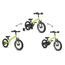 QPlay Miniby 14 3-in-1 Children's Bike Green, Kolor: Green, image , 10 image