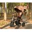 QPlay Rito Deluxe Rubber tříkolka Brown, Kolor: Brown, 6 zdjęcie