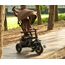 QPlay Rito Deluxe Rubber tříkolka Brown, Kolor: Brown, 7 zdjęcie
